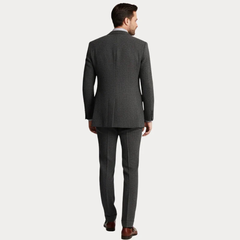 Garnitur Męski 3-Częściowy | Slim Fit | Marynarka, Kamizelka i Spodnie | Garnitur na Wesele i Ślub