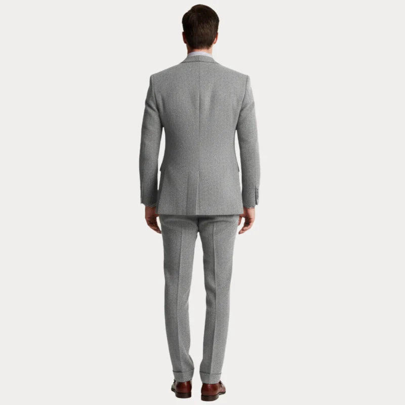 Garnitur Męski 3-Częściowy | Slim Fit | Marynarka, Kamizelka i Spodnie | Garnitur na Wesele i Ślub