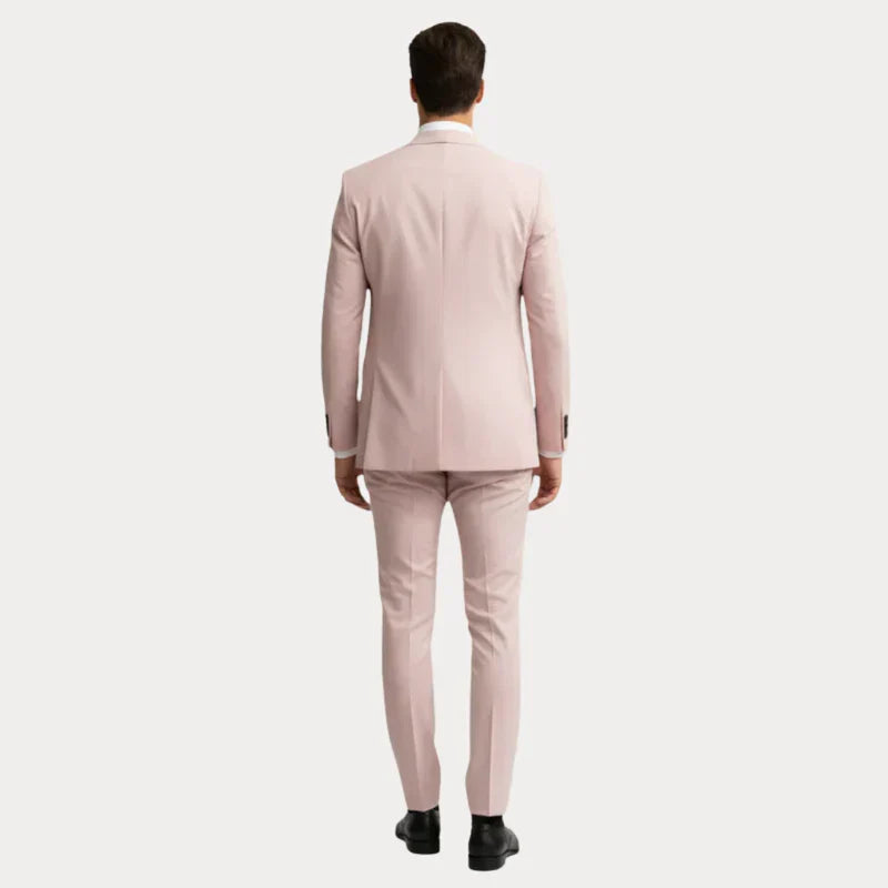 Garnitur Męski 3-Częściowy | Slim Fit | Marynarka, Kamizelka i Spodnie | Garnitur Ślubny na Wesele