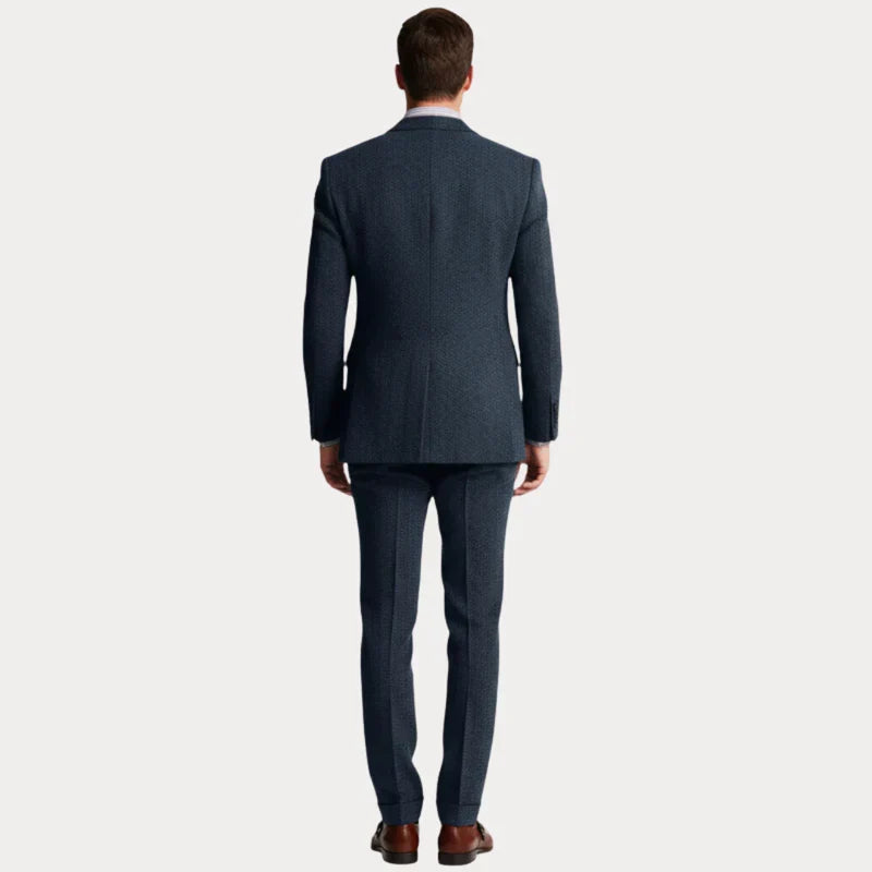 Garnitur Męski 3-Częściowy | Slim Fit | Marynarka, Kamizelka i Spodnie | Garnitur na Wesele i Ślub