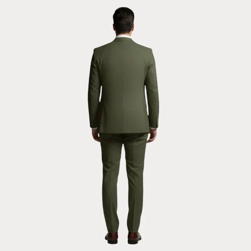 Garnitur Męski 3-Częściowy | Slim Fit | Marynarka, Kamizelka i Spodnie | Garnitur Ślubny na Wesele