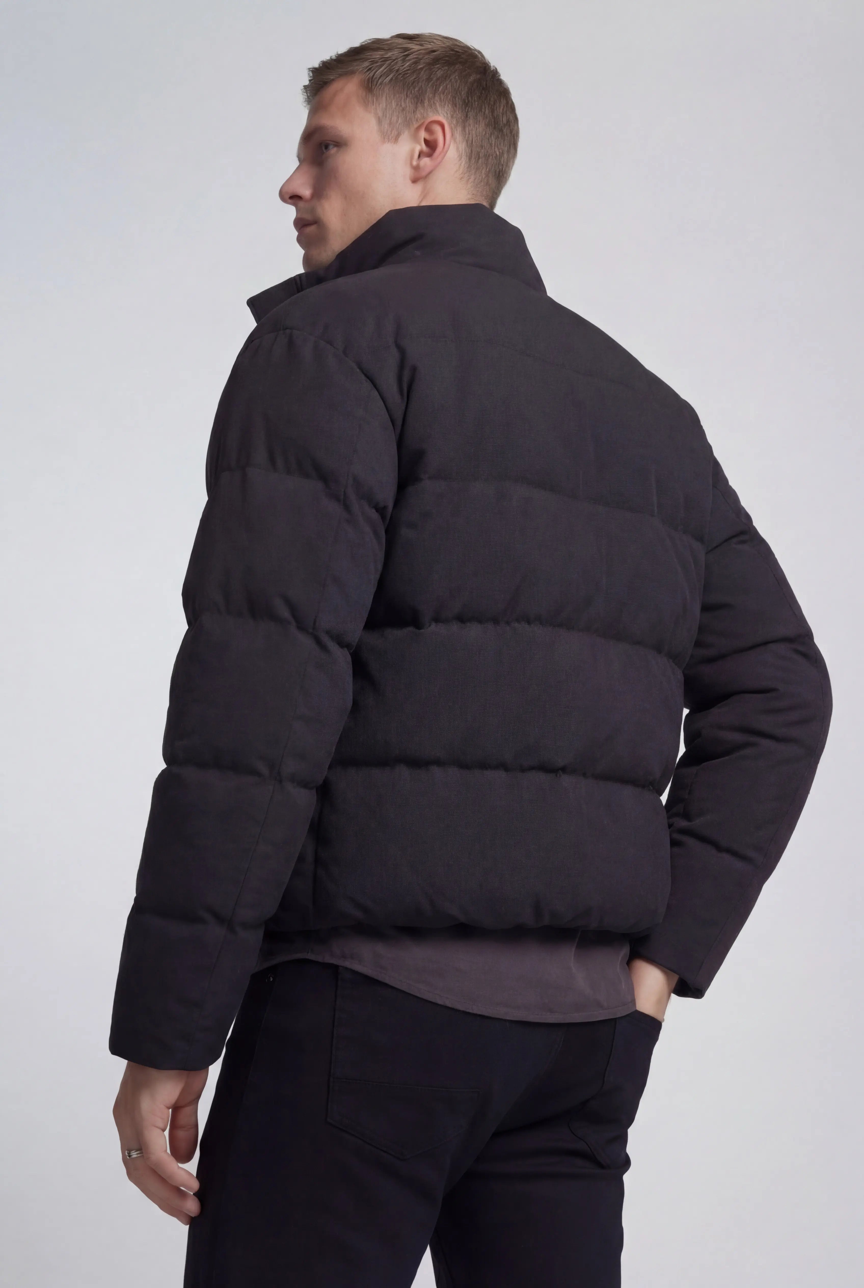 Kurtka Puchowa Męska | Pikowana Kurtka Męska | Krótki Fason | Oversize | Kurtka na Jesień