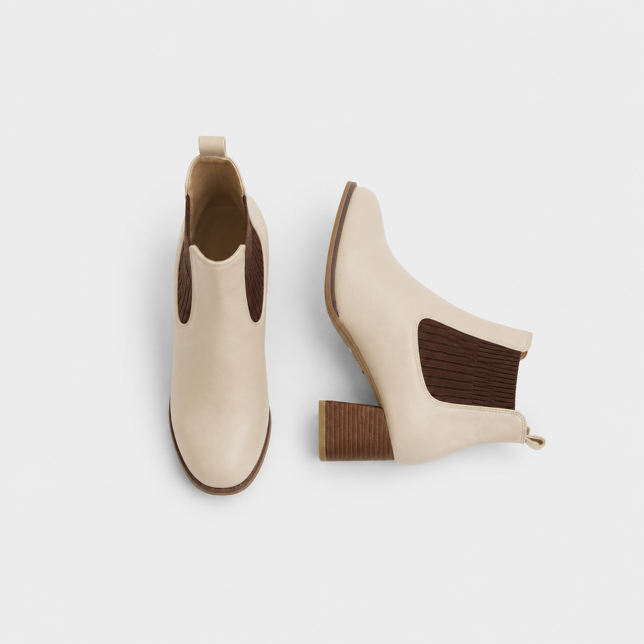 Botki Damskie na Obcasie | Elastyczna Cholewka | Botki za Kostkę | Eleganckie Buty na Jesień