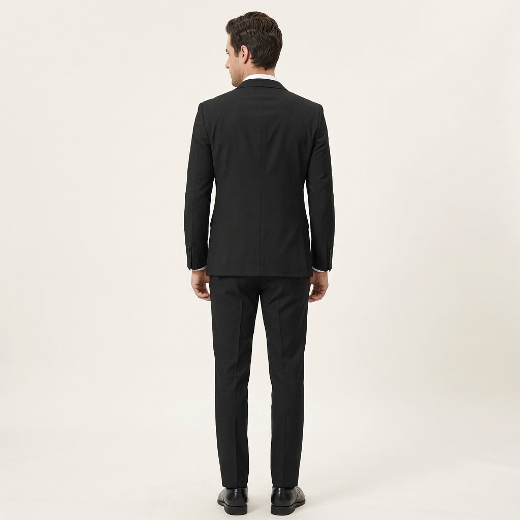 Garnitur Męski 3-Częściowy | Slim Fit | Marynarka, Kamizelka i Spodnie | Garnitur na Wesele i Ślub