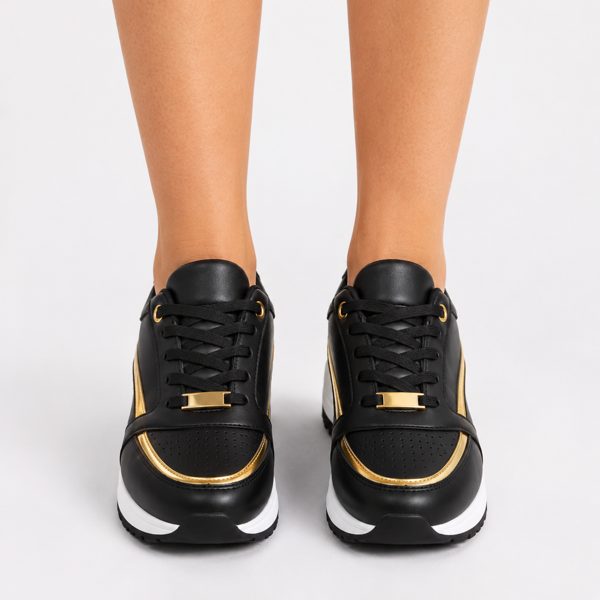 Wygodne Sneakersy Damskie z Komfortową Konstrukcją na Co Dzień