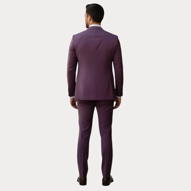 Garnitur Męski 3-Częściowy | Slim Fit | Marynarka, Kamizelka i Spodnie | Garnitur Ślubny na Wesele