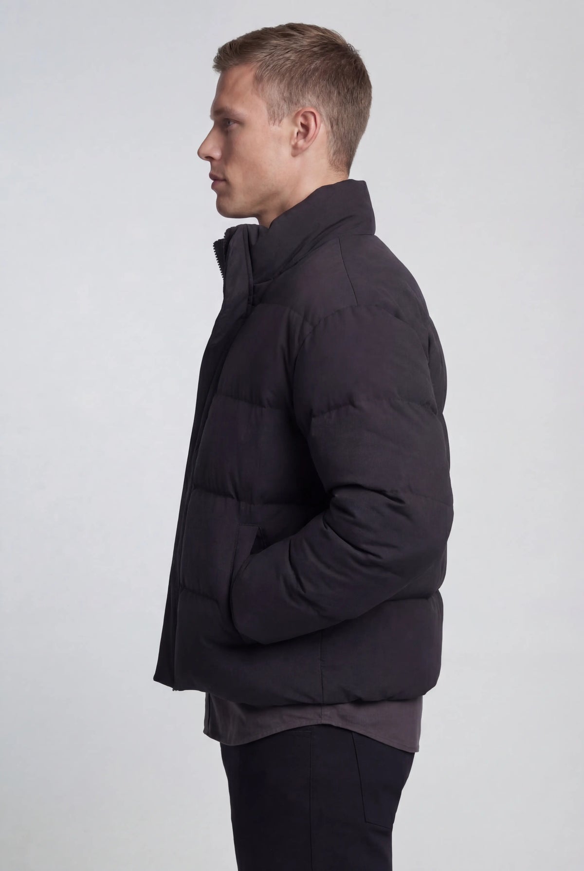 Kurtka Puchowa Męska | Pikowana Kurtka Męska | Krótki Fason | Oversize | Kurtka na Jesień