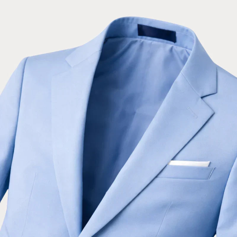 Garnitur Męski 2-Częściowy | Slim Fit | Marynarka i Spodnie | Garnitur na Wesele i Ślub