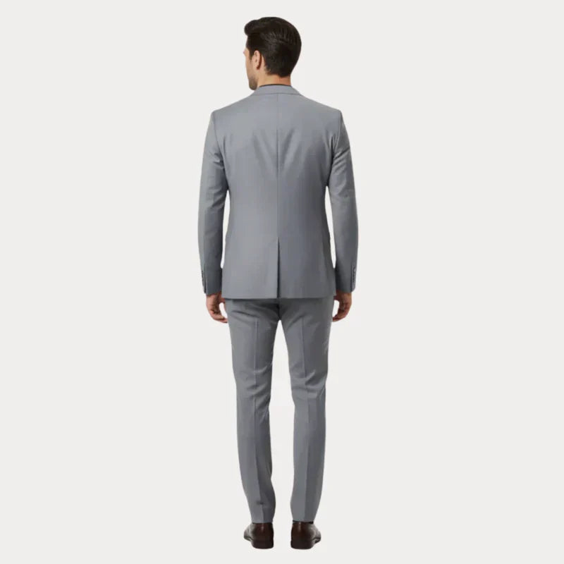 Garnitur Męski 2-Częściowy | Slim Fit | Marynarka i Spodnie | Garnitur na Wesele i Ślub