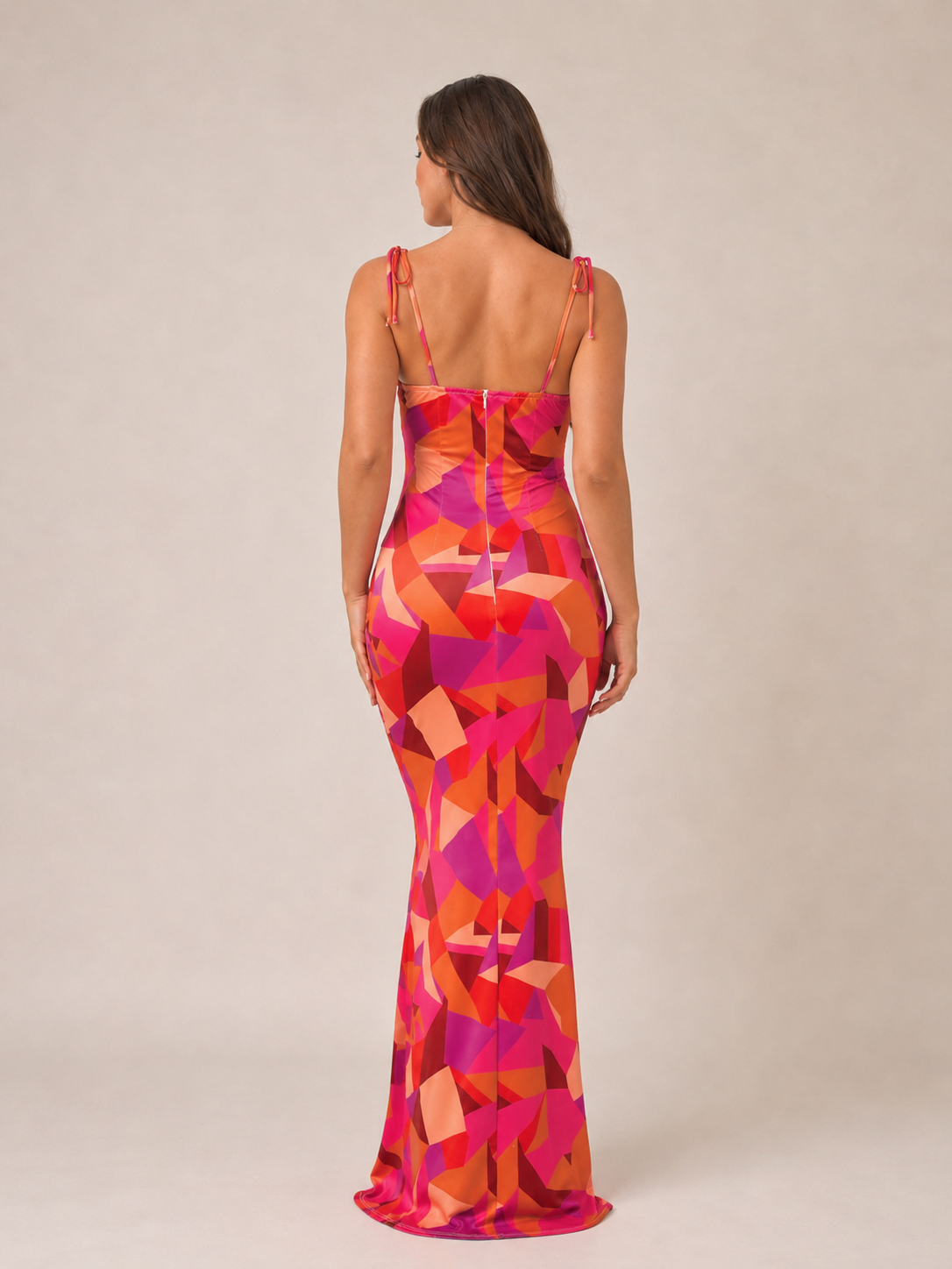 Niebieska Sukienka Maxi w Kwiaty | Sukienka Damska | Detale Kokardy | Elegancka Sukienka Letnia