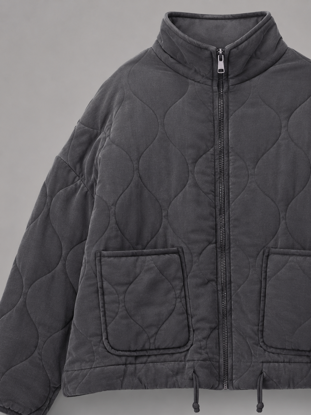 Pikowana Kurtka Damska | Kurtka Utility | Kurtka Jesienna | Pikowanie w Romby | Kurtka z Kieszeniami
