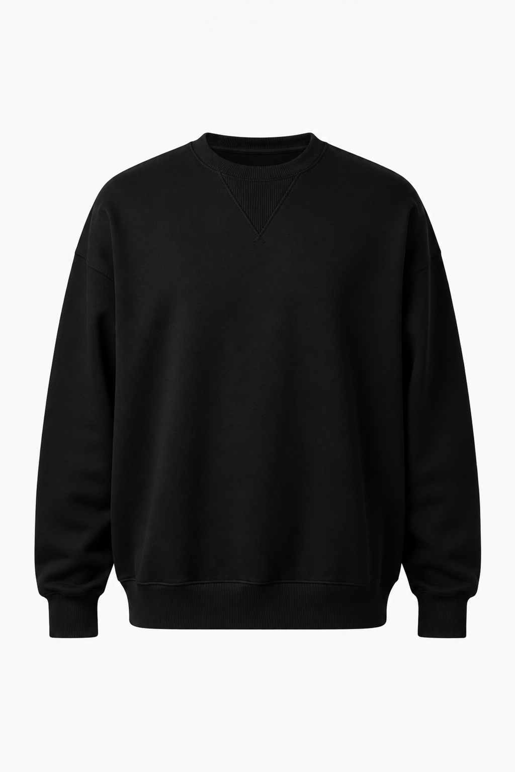 Sweter Męski Oversize | Gruby Sweter Dzianinowy | Okrągły Dekolt | Luźny Krój | Sweter Jesienny Męski