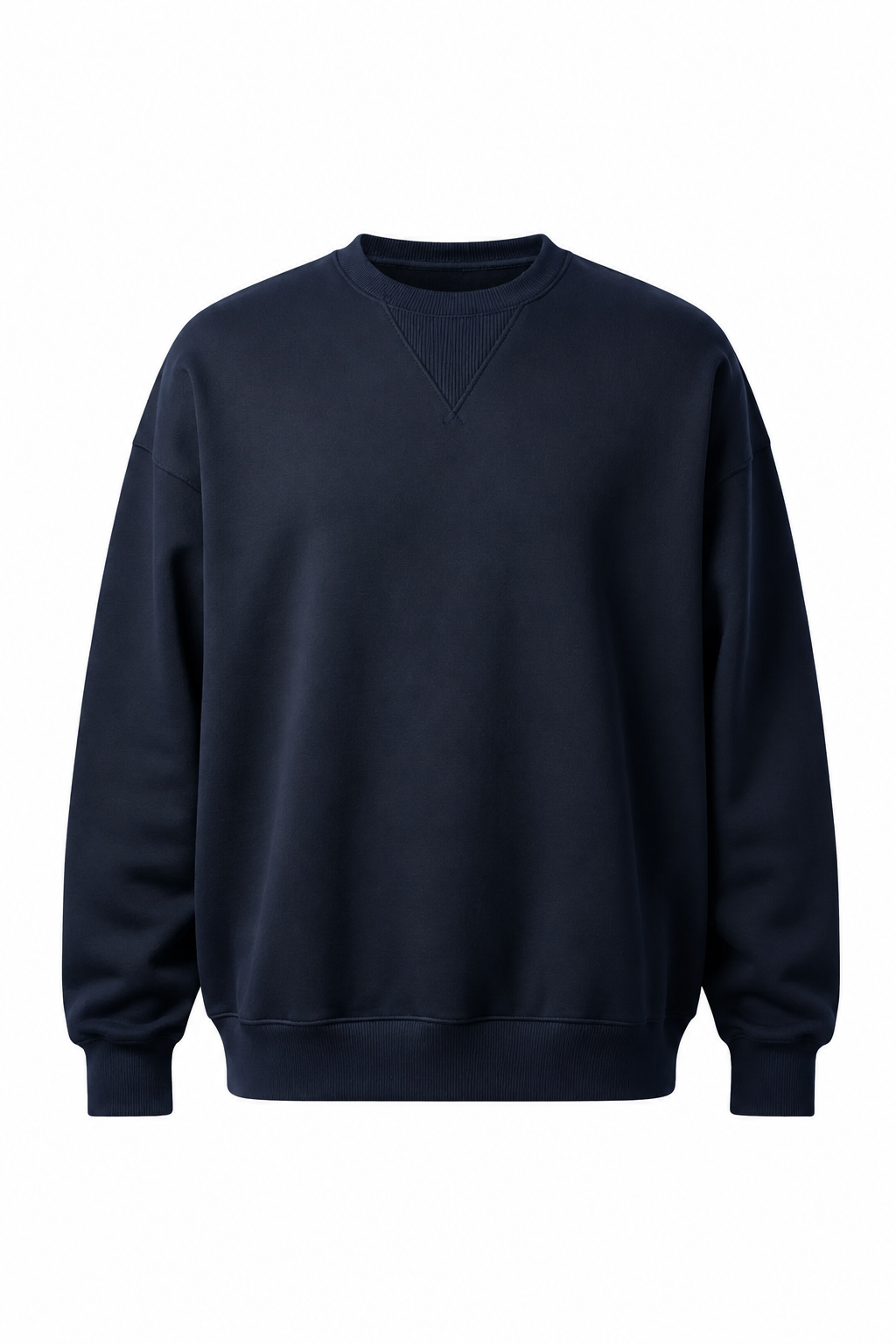 Sweter Męski Oversize | Bawełniany Sweter Dzianinowy | Okrągły Dekolt | Gruby Sweter Męski | Sweter na Jesień
