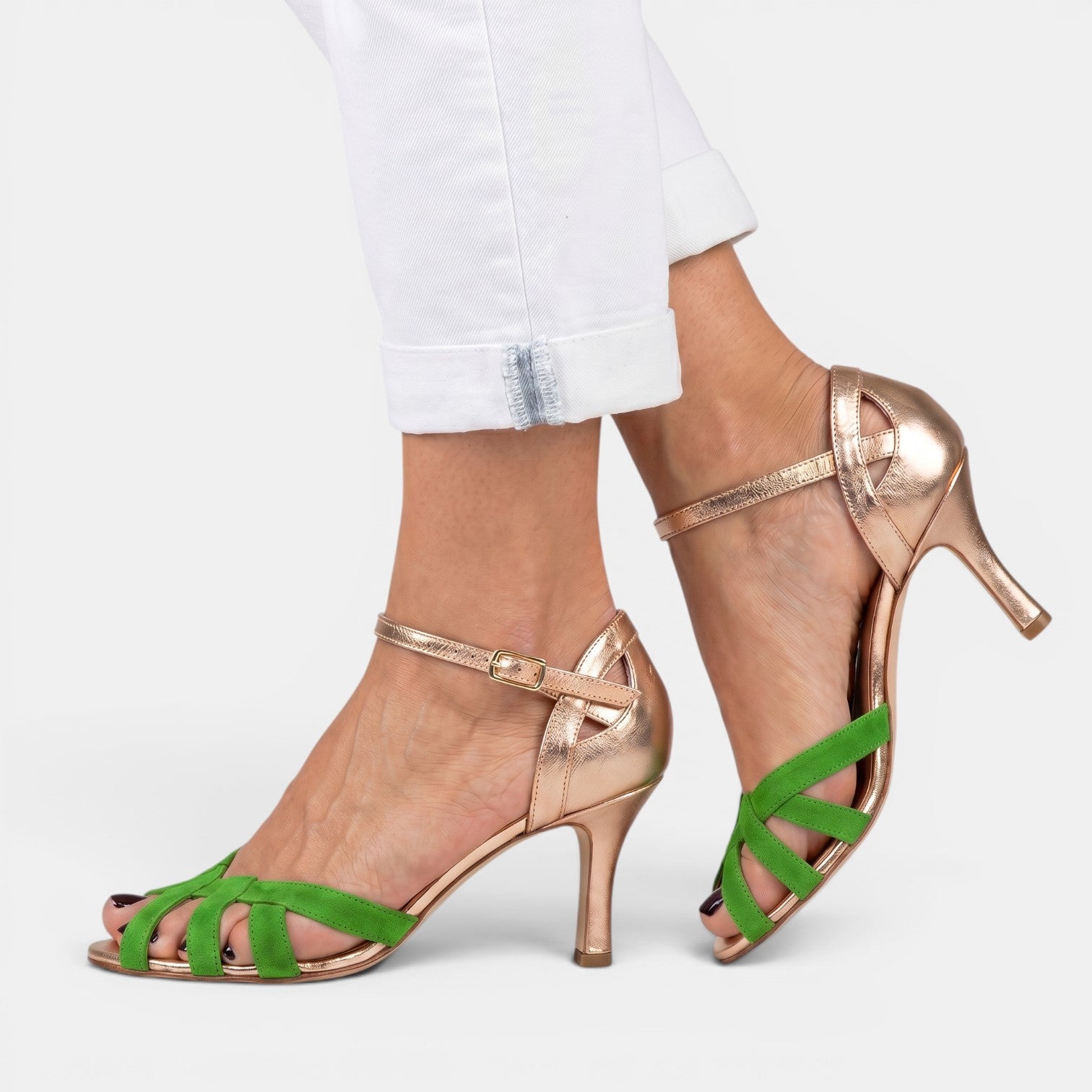 Ortopedyczne Sandały Damskie | Sandały Letnie | Peep Toe | Wygodne Buty Damskie | Elastyczna Podeszwa